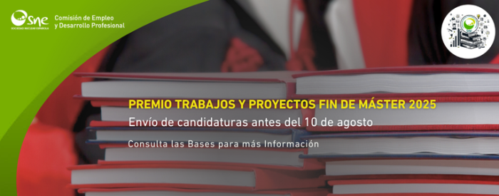 Premio SNE a Trabajos y Proyectos Fin de Máster.
